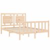 vidaXL Bed Frame without Mattress Small Double Solid Wood Pine