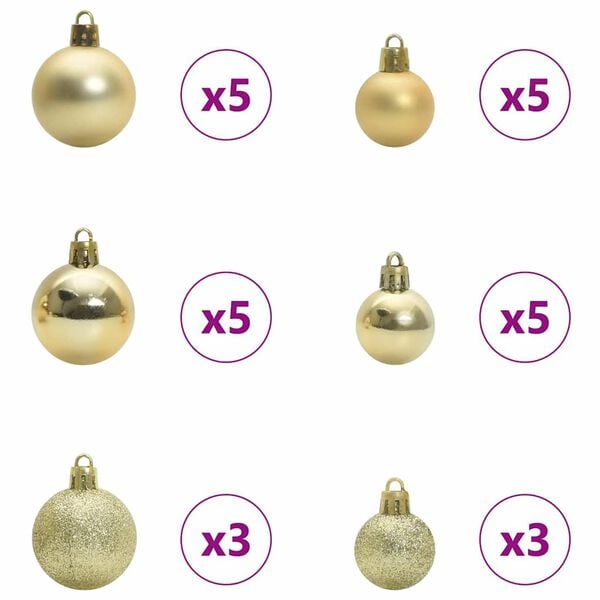 vidaXL Artificial Christmas Tree with 300 LEDs with Stand Green 180 cm