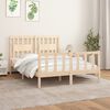 vidaXL Bed Frame without Mattress Solid Wood Pine 120x200 cm