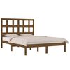 vidaXL Bed Frame without Mattress Honey Brown 200x200 cm Solid Wood Pine