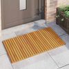vidaXL Bath Mat Plain Brown 100 x 55 cm Wood