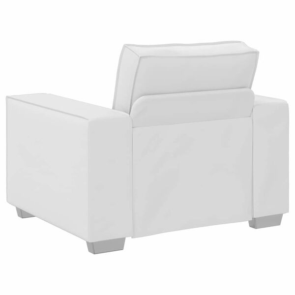 vidaXL Sofa White 99 x 78 x 84 cm Fabric