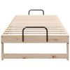 vidaXL Bed Frame Brown 80 x 200 cm Solid Pine Wood