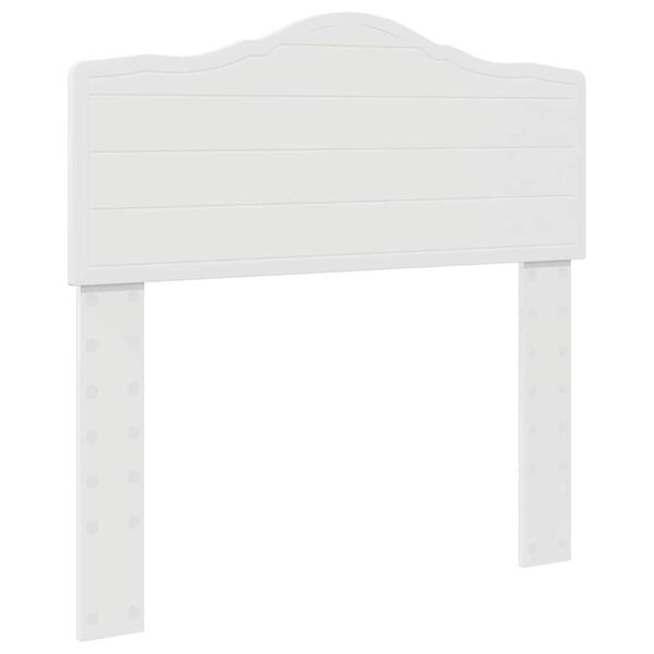 vidaXL Headboard with Headboard White 75 cm Engineered wood