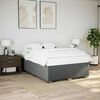 vidaXL Bed Frame without Mattress Dark Grey&nbsp;Double Fabric