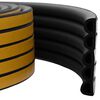 vidaXL Self-Adhesive Window Seal Black 14 x 12 mm 25 m EPDM Foam