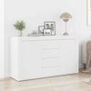 vidaXL Sideboard with Drawer White 120 x 36 x 69 cm Engineered Wood