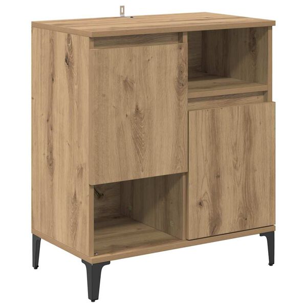 vidaXL Sideboard Artisan Oak 60 x 35 x 70 cm Engineered Wood
