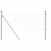 vidaXL Fence Post Silver 10 x 0.5 m (36 mm mesh) Steel