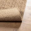 vidaXL Rug ZIZUR Beige 100x200 cm Jute Look Indoor and Outdoor