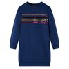 vidaXL Kids' Sweatshirt Dress Navy 92