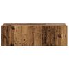 vidaXL Wall Mounted TV cabinets 3 pcs Old Wood Engineered Wood