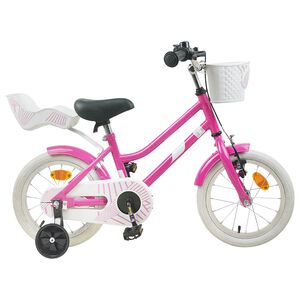 vidaXL Kids Bike 16 Inches for 4-6 Years Old Dark Pink