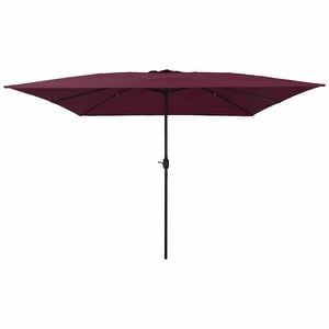 vidaXL Garden Parasol Bordeaux Red 295 x 295 x 245 cm