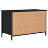 vidaXL TV Cabinet Black 80x40x50 cm Engineered Wood