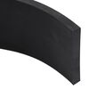vidaXL Rubber Edge for Snow Plow Black 300x8x1 cm