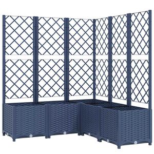 vidaXL Garden Blue Grey 120 x 120 x 136 cm