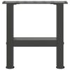 vidaXL Coffee Table Legs Anthracite 2 pcs 40x(30-31) cm Steel