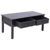 vidaXL Coffee Table Black 100x50x45 cm Wood