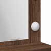 vidaXL Dressing Table Brown Oak 75.5 x 41 x 135 cm Engineered Wood