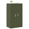 vidaXL Storage Cabinet Olive Green 60 x 40 x 105 cm Cold-Rolled Steel