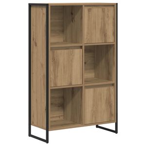 vidaXL Book Cabinet Artisan Oak 68 x 30 x 108 cm Engineered Wood