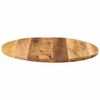 vidaXL Table Top &Oslash; 80x3.8 cm Round Solid Wood Rough Mango