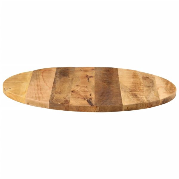 vidaXL Table Top &Oslash; 80x3.8 cm Round Solid Wood Rough Mango
