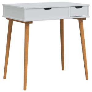 vidaxl Dressing Table FAUSKE White 76 x 50 x 78 cm