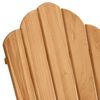 vidaXL Adirondack Rocking Chair 2 pcs Brown 100 x 77 x 99 cm