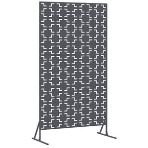 vidaXL Privacy Screen 100 x 50 x 180 cm Steel Anthracite