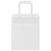 vidaXL Paper Bags 50 pcs with Handles White 18x8x22 cm