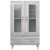 vidaXL Highboard Grey Sonoma 70x31x115 cm Engineered Wood