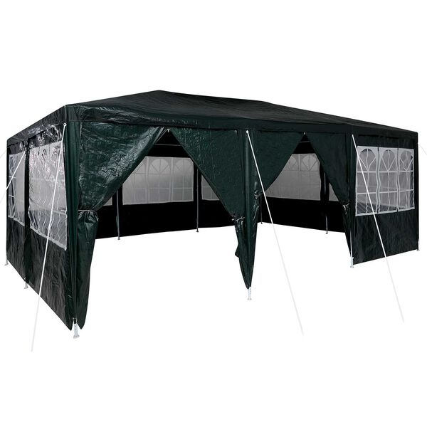 vidaXL Party Tent Green 600 x 400 x 266 cm Polyethylene