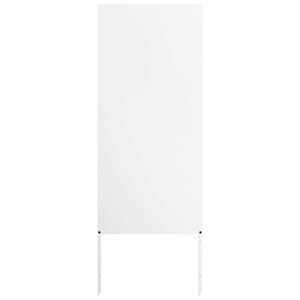 vidaXL Garden Privacy Screen White 50 x 140 cm Cold-rolled steel