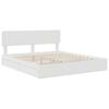 vidaXL Storage Bed with Headboard White 180 x 200 cm Engineered Wood