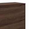 vidaXL Storage Cabinets 2 pcs Brown Oak 80 x 48 x 105 cm