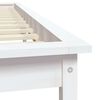 vidaXL Bed Frame without Mattress White Super King Size Solid Wood