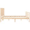 vidaXL Bed Frame without Mattress King Size Solid Wood