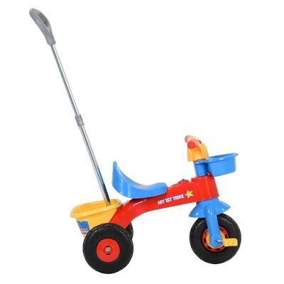 vidaXL Tricycle for Kids with Parent Handle Multicolour