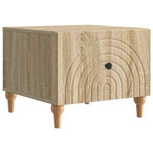 vidaXL Coffee Table Sonoma Oak 49 x 50 x 40 cm Engineered Wood