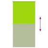 vidaXL Roller Blind Blackout Leaves Green 75x175 cm Fabric Width 70.7 cm Polyester