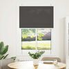 vidaXL Pleated Blind Black 100x100 cm Fabric Width 99.4 cm Polyester