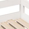vidaXL Daybed with Trundle and Drawers without Mattress White 90x190 cm Single