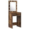vidaXL Dressing Table 2 pcs Brown 50 x 41 x 135 cm Engineered wood