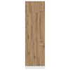 vidaXL Refrigerator Cabinet Lyon Artisan Oak 60x57x207 cm Engineered Wood