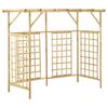 vidaXL Garden Pergola for Triple Bins Impregnated Pinewood