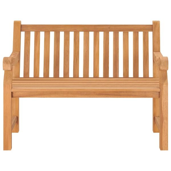 vidaXL Garden Bench Brown 120 x 69 x 92 cm Solid Teak Wood
