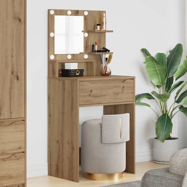 vidaXL Bedroom Dressing Tables Artisan Oak 80 x 39.6 x 135 cm