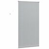 vidaXL Window Blind with Curtains Manual Silver Aluminium